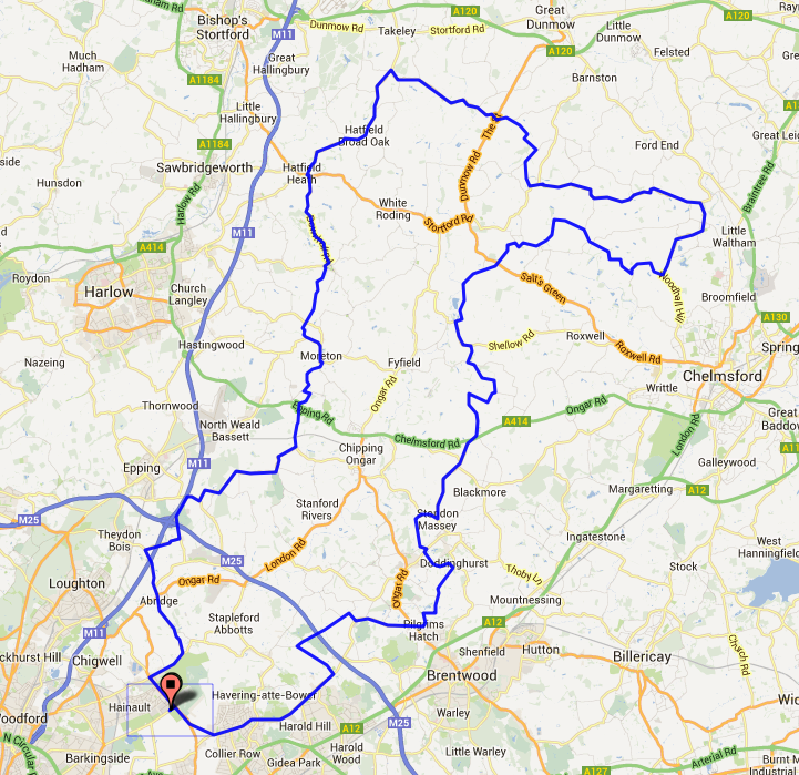 Essex Season Ender Long Route